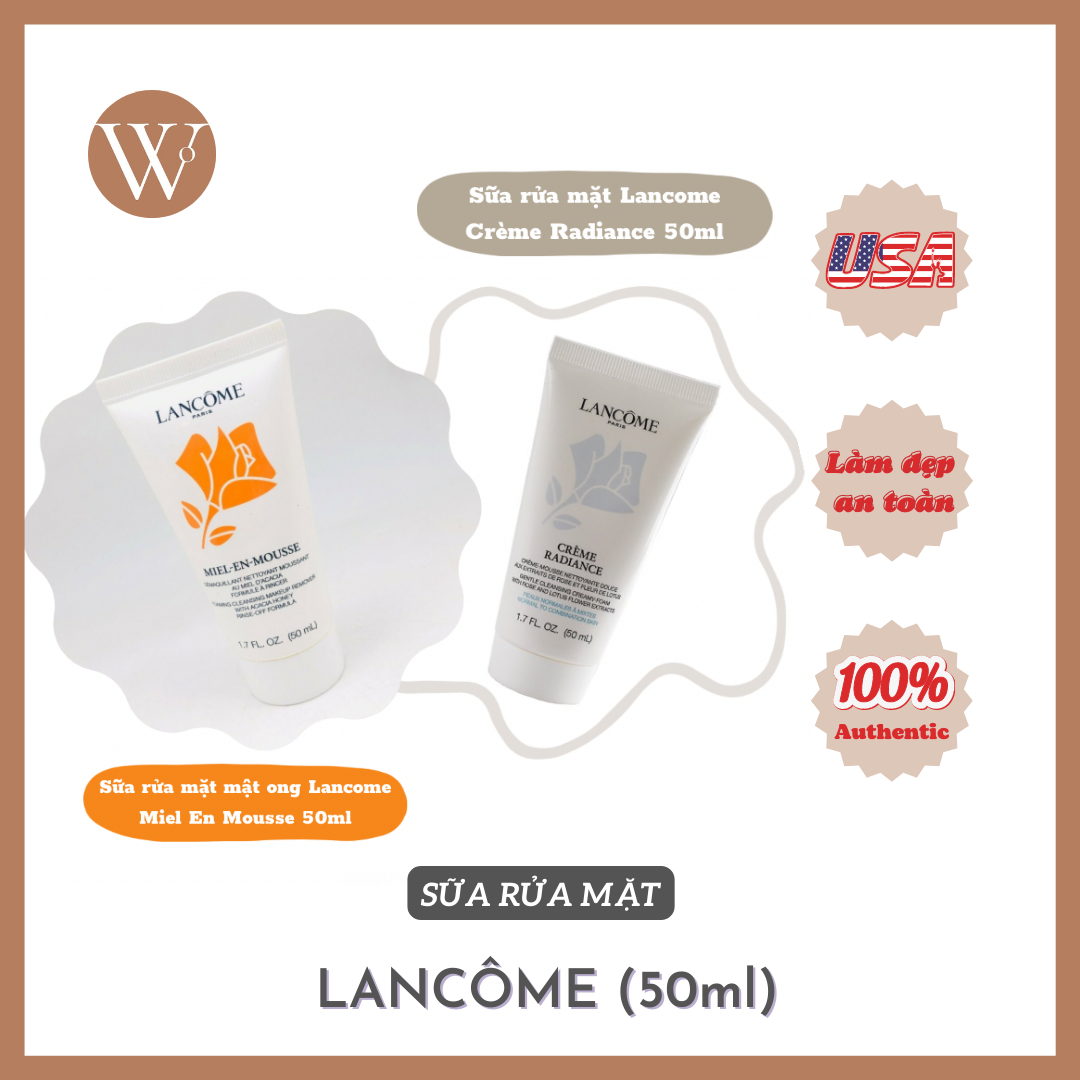 Sữa rửa mặt lancôme