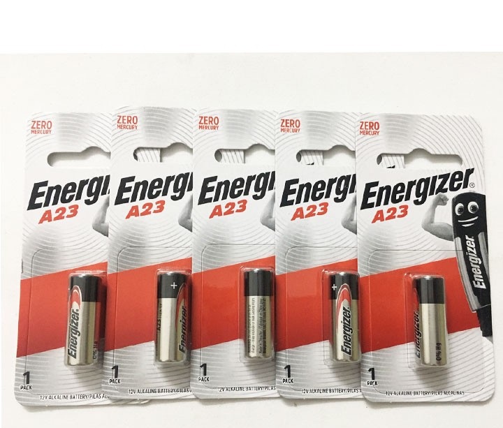 5 vỉ pin a23 12v energizer - 23a vỉ 1 viên - pin 12v a23 energizer