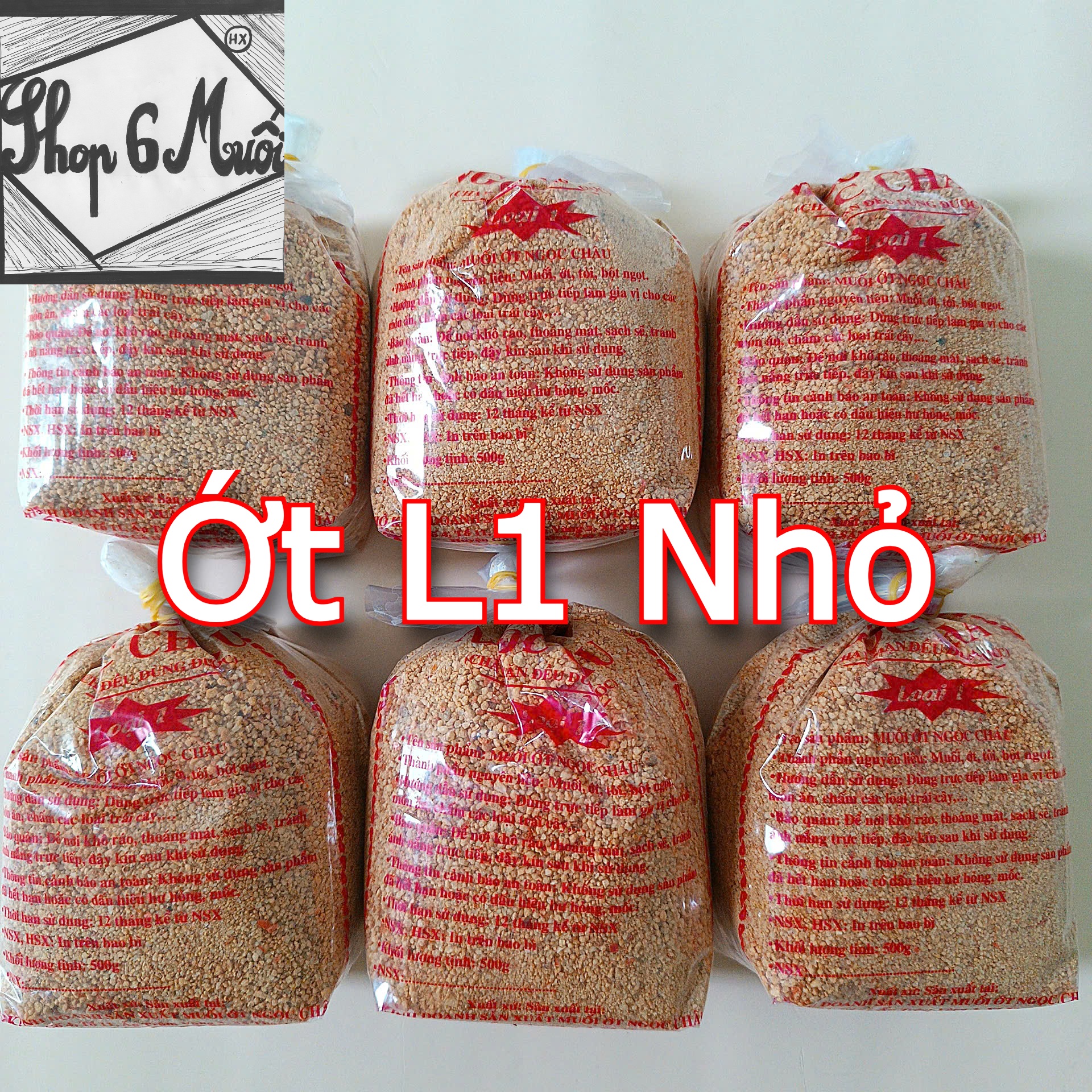 Muối ớt Tây Ninh Ngọc Châu loại 1 nhỏ