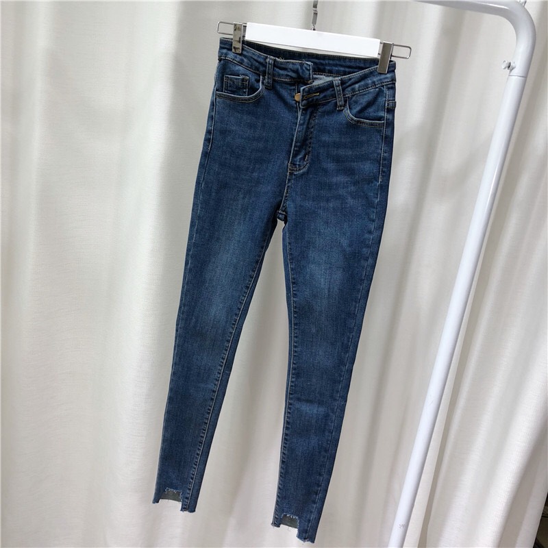 Quần Jean Nữ ST 56 XANH WASH KHÔNG LAI (Có Size Đại) - Quần Jeans Nữ Lưng Cao Co Giãn Tốt - Quần Bò Nữ Kiểu Dáng Basic - 080207