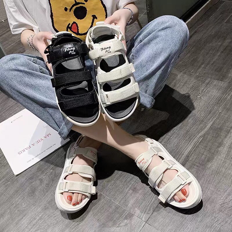 dép quai hậu/ sandal học sinh mẫu mới hàng siêu hot, đế cao su non êm chân, kiểu dáng hiện đại thời trang ulzzang