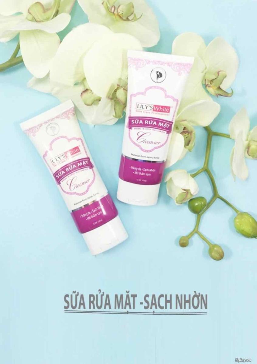 Sữa rửa mặt lily’s white cleanser trắng da sạch nhờn