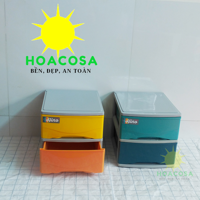Tủ nhựa để bàn hino 2 tầng, 3 tầng, 4 tầng - màu đẹp, gọn gàng, tiện dụng- đồ gia dụng hoacosa.