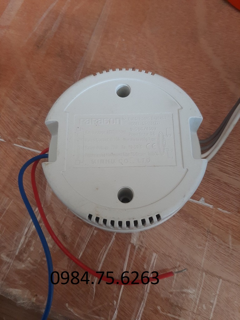Chấn lưu điện tử cho bóng vòng T8 22w Paragon