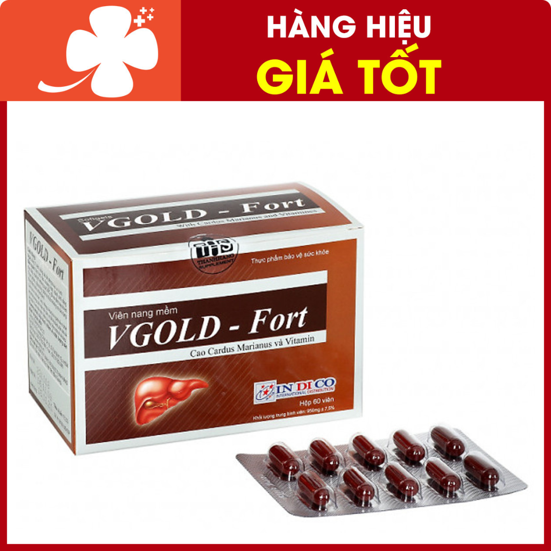 Bổ Gan Vgold Fort, hỗ trợ tăng cường chức năng gan