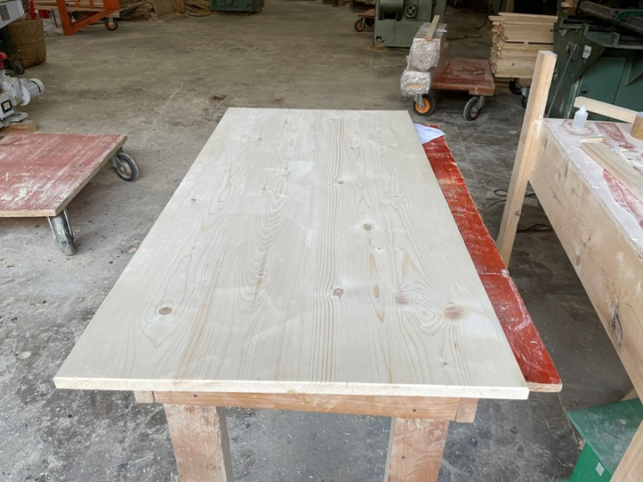 [MS170] Tấm mặt bàn gỗ thông 50cm x 100cm x gỗ dày 2cm + gia công láng mịn