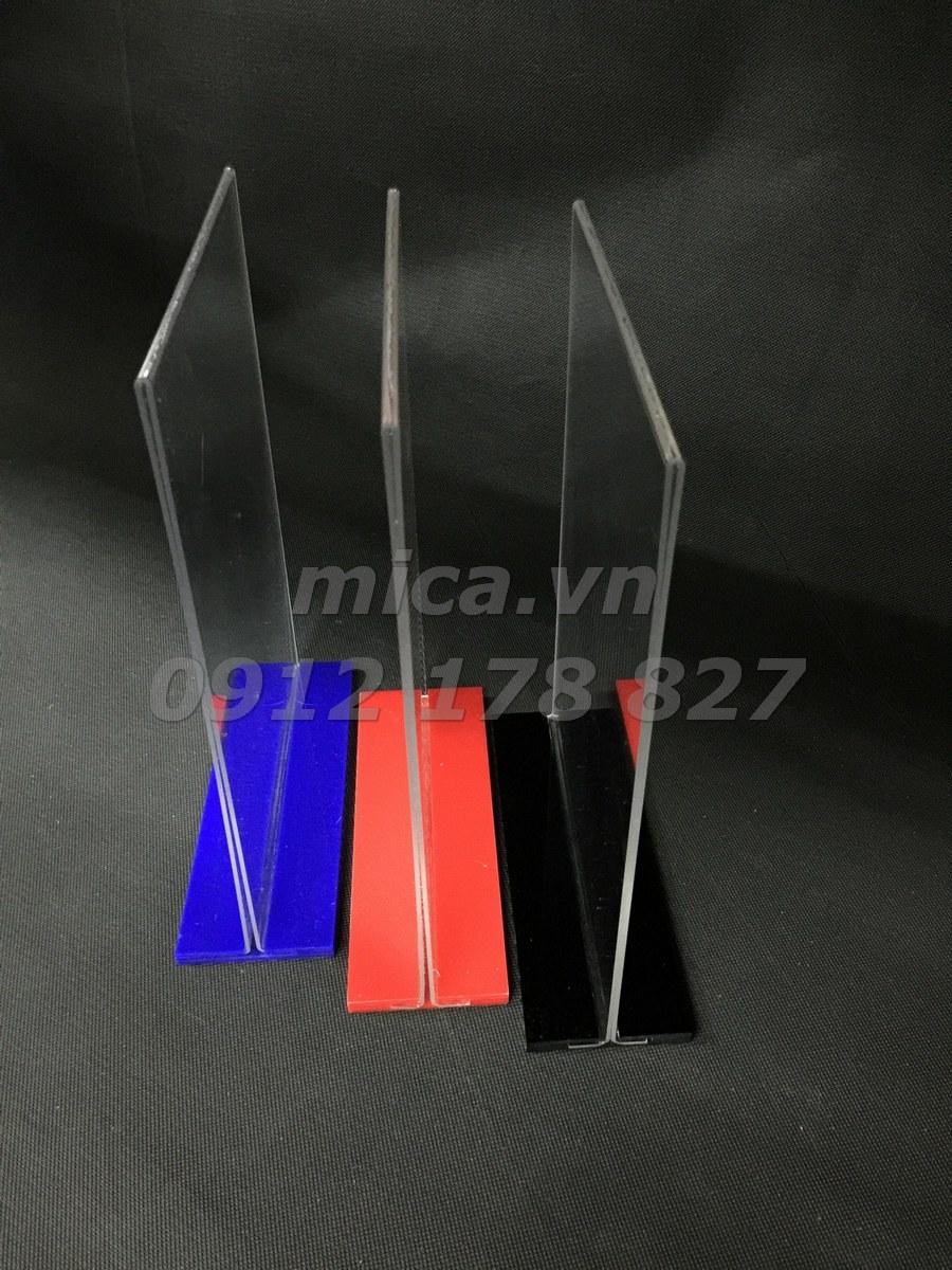 Menu mica A4 chân chữ T