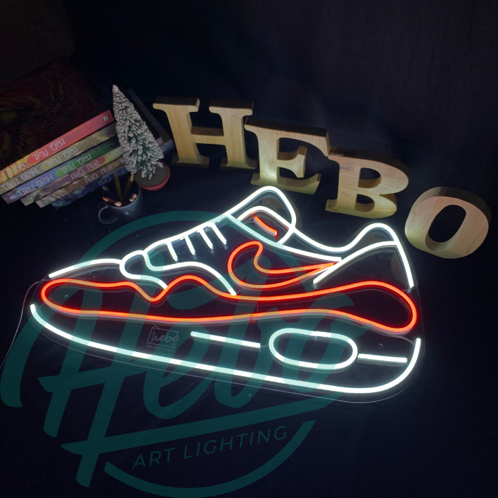[HCM]Đèn Trang Trí LED Neon Sign SNEAKER uốn chữ hình theo yêu cầu