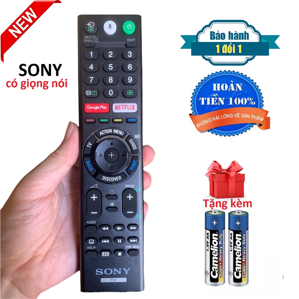 Điều khiển tivi Sony giọng nói dùng chung các dòng RMF-TX310p TX300P TX200P remote tv sony 43X8000E, KD-43X7500E 43inh