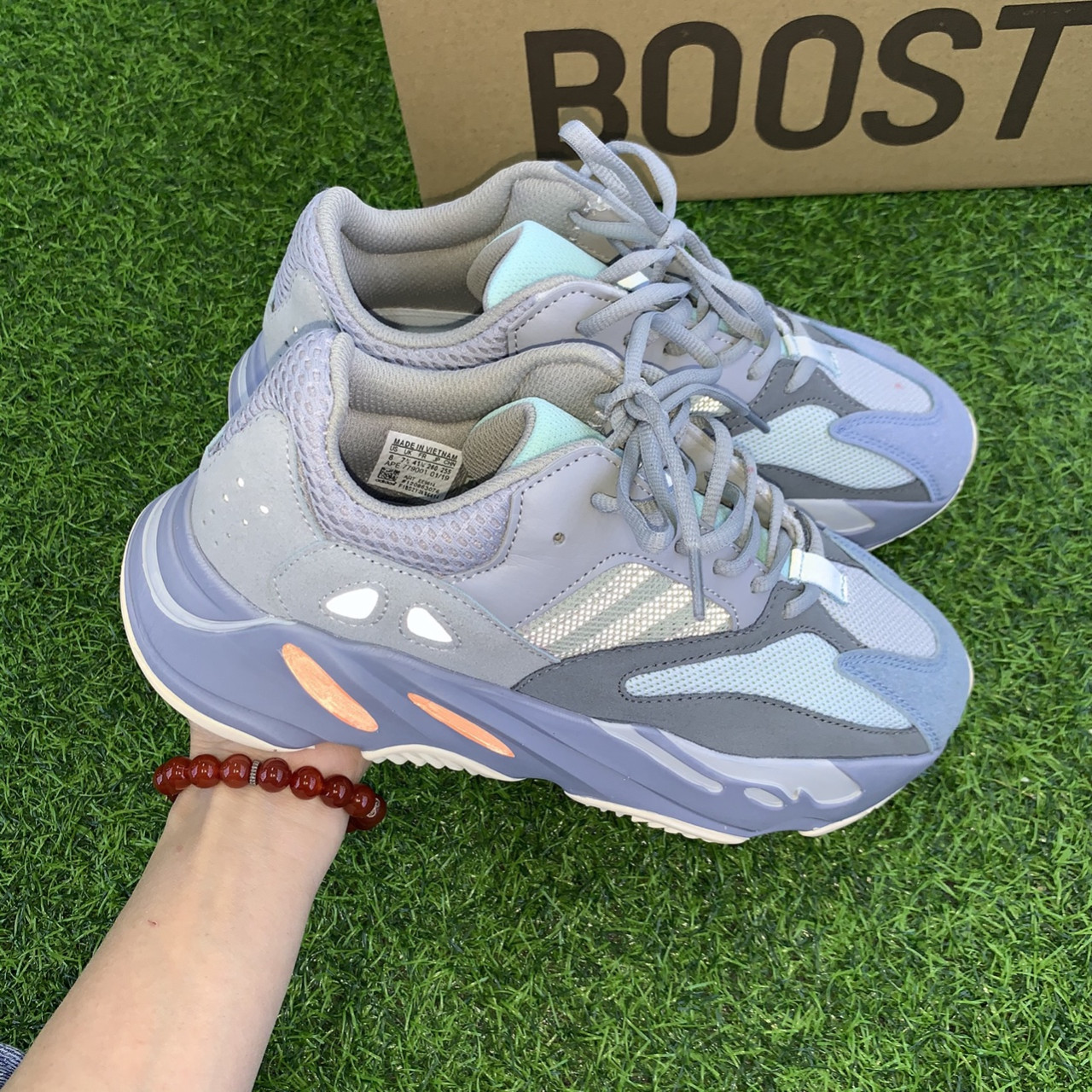 [Ảnh thật] giầy thể thao Yeezy 700 intertia thời trang nam nữ