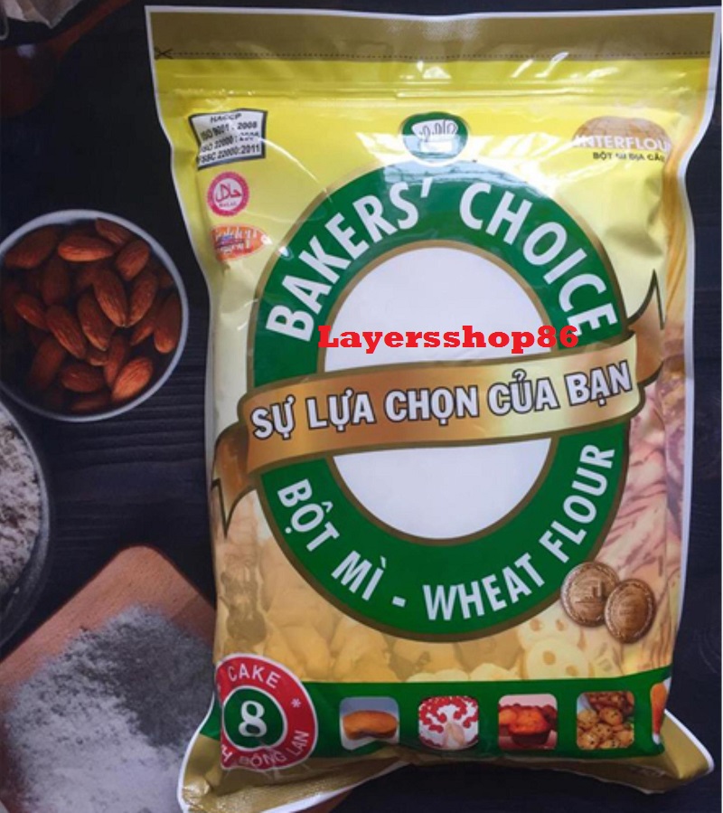 BỘT MÌ SỐ BAKERCHOICE CHUYÊN DỤNG LÀM BÁNH BÔNG LAN SỐ 8