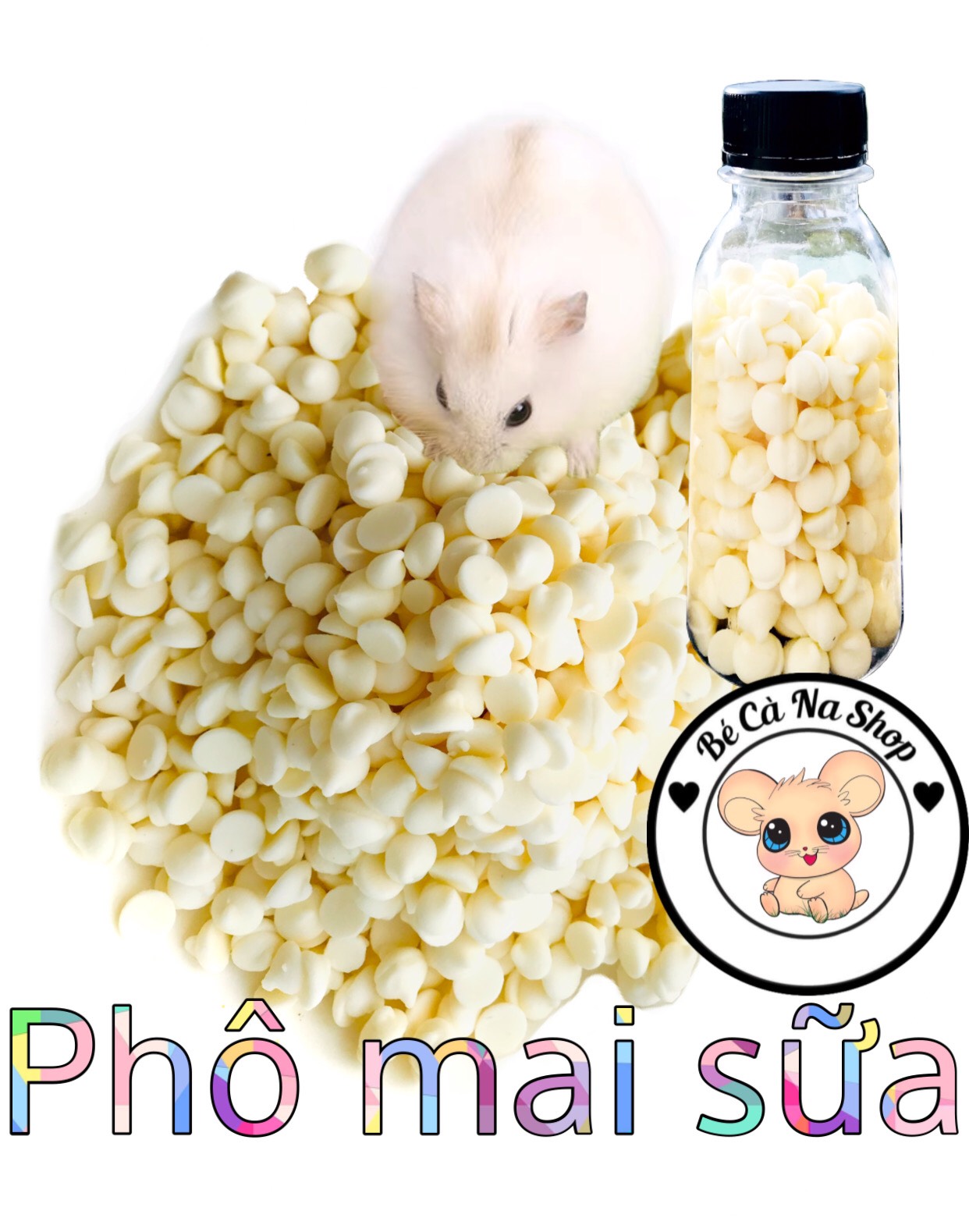 Phô mai sữa tươi viên drop cho hamster