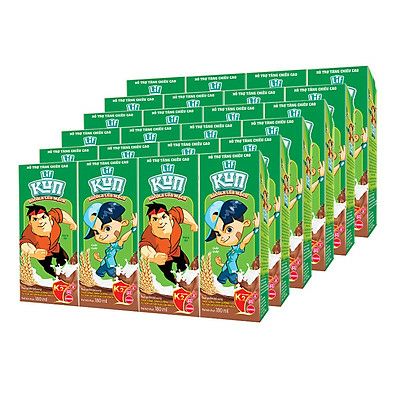 [HCM]Thùng Sữa Kun Socola Lúa Mạch (48 Hộp x 180ml) -