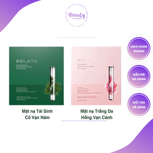 Mask mặt nạ dưỡng ẩm cấp nước trắng da weilaiya phục hồi chống lão hóa làn da