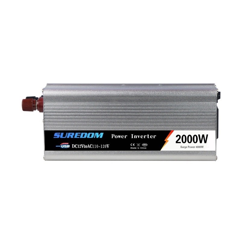 Bộ kich điện 12v lên 220v 2000w suredom sin chuẩn-