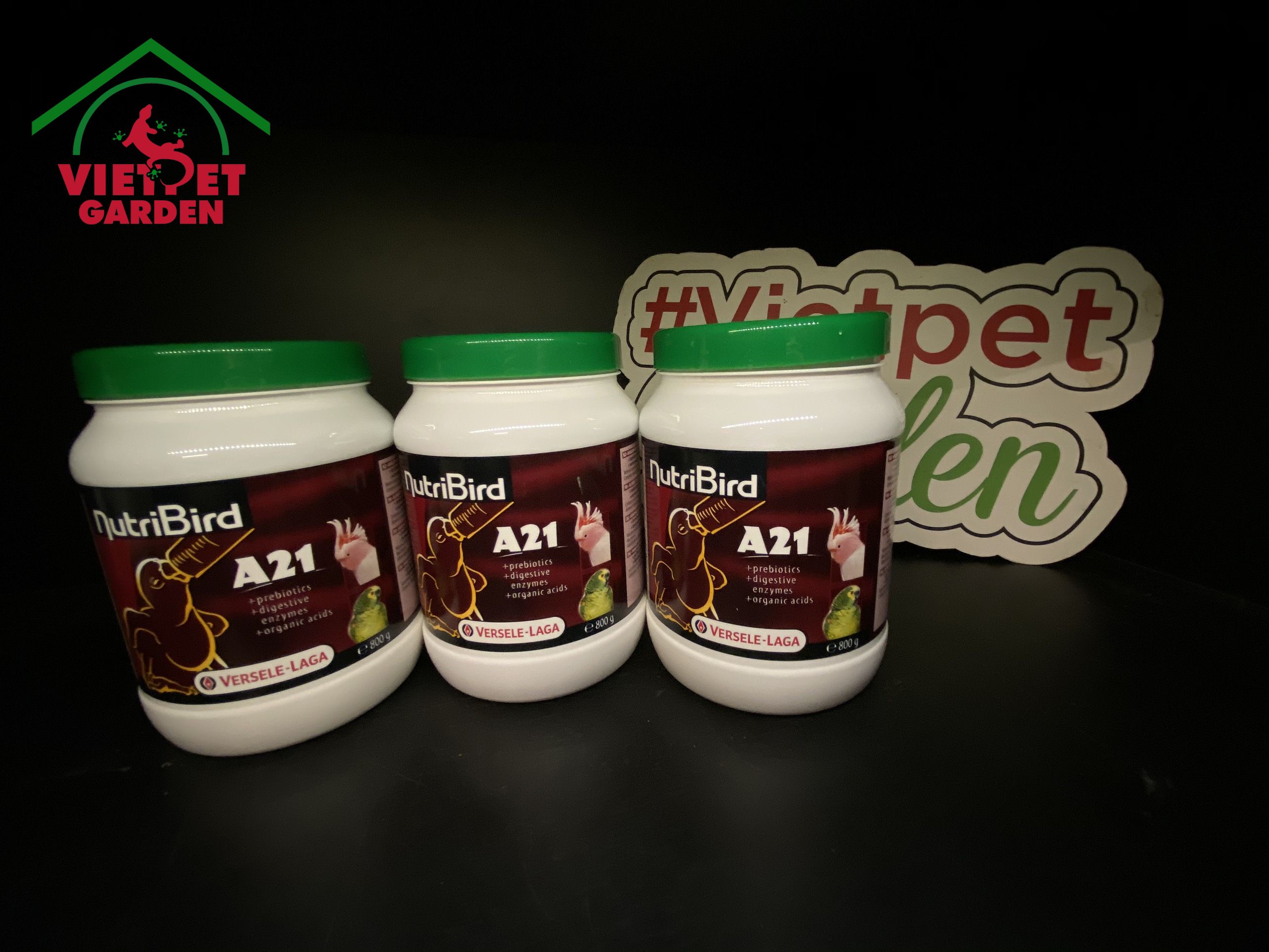 Bột dinh dưỡng A21 - Dạng gói 100gr - chuyên dụng cho Vẹt sơ sinh - Vietpetgarden