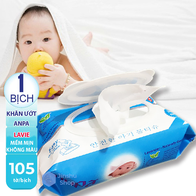 [ KHĂN DAI DẦY - GIÁ GIẢM SÂU ] Hộp Khăn Giấy Ướt Lavie 125 gr hộp Loại Lớn , Hạn sử dụng 36 tháng kể từ ngày sản xuất. (khoảng 105 tờ)-[ 12.12 Hot Deals ]