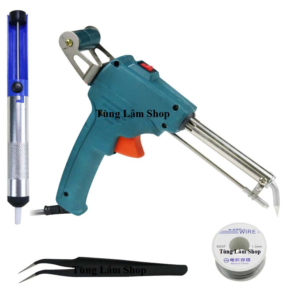 Combo mỏ hàn tự động đẩy thiếc 60w Full bộ như hình