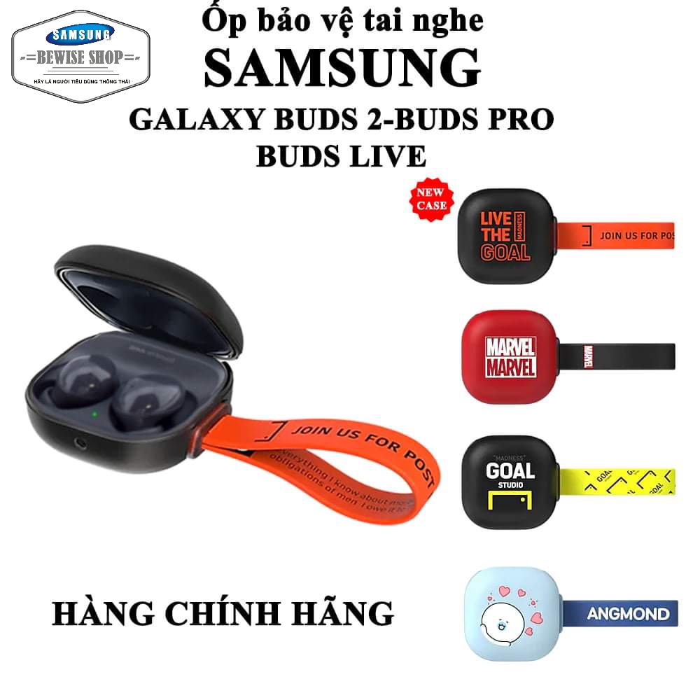 Ốp bảo vệ tai nghe bluetooth samsung galaxy buds 2 pro / buds pro / galaxy buds live / buds 2 - hàng chính hãng