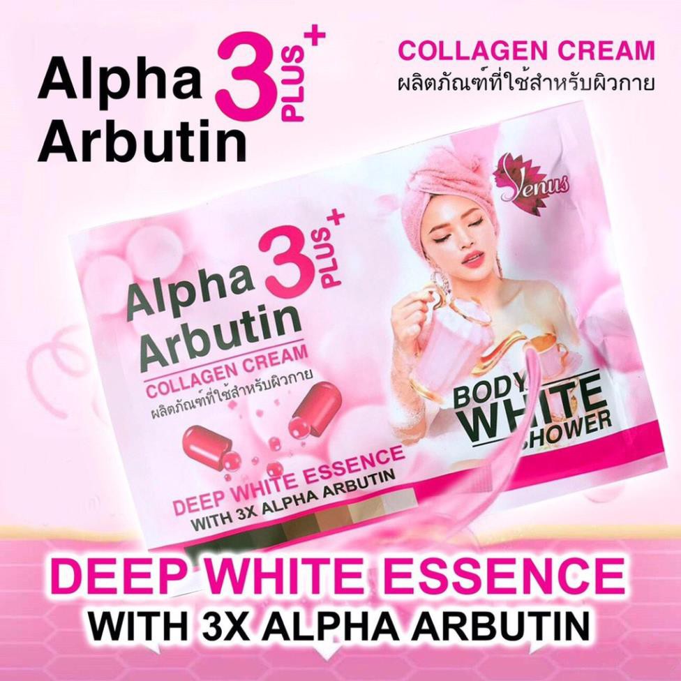 Set ủ dưỡng trắng da toàn thân 3in1 alpha arbutin thái lan