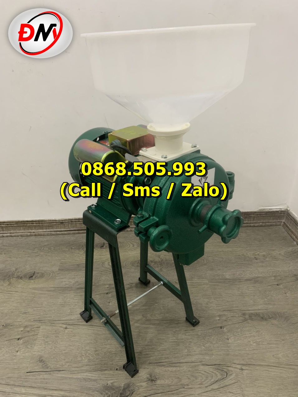 Máy nghiền vỡ ngô, máy xay nghiền bột khô, Công suất mô tơ 1.5 kw