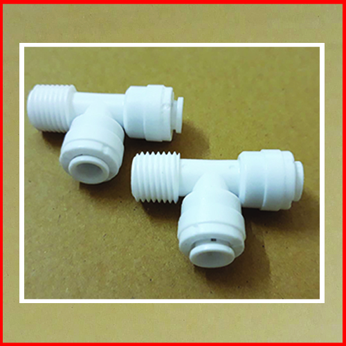 Bộ 2 (cút) T lệch nối nhanh ren 13 ra hai dây 6 (7544-13-6-6)