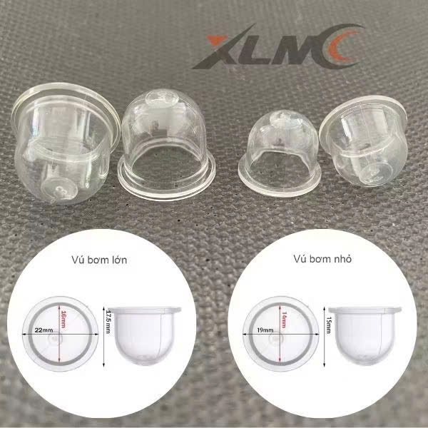 Núm (Vú) bơm xăng chế hoà khí bình xăng con loại To Nhỏ Mua 10 tặng 1 Giá 3,000 Đồng*Miễn phí vận chuyển