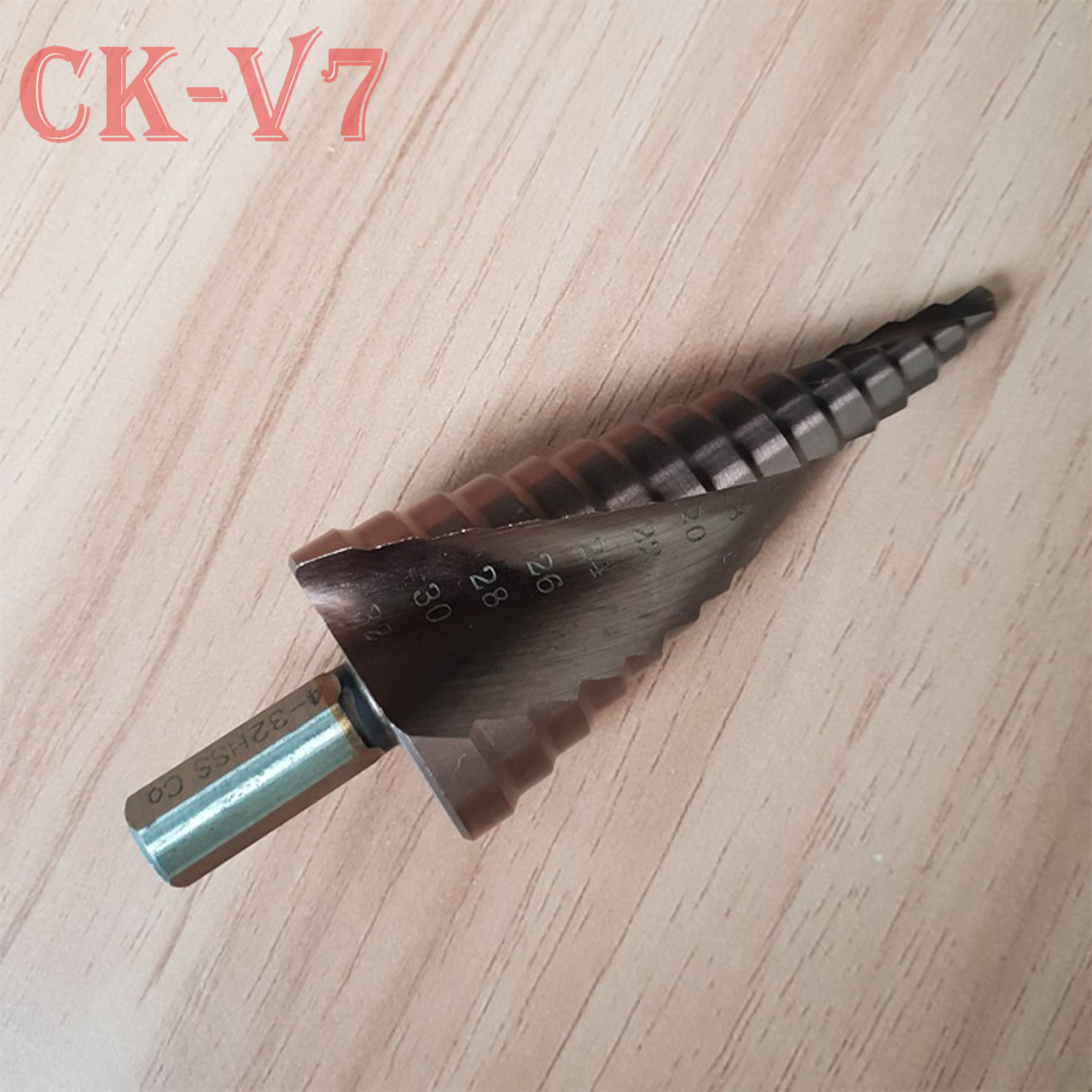 mũi khoan đa năng, mũi khoan bước tháp HSS 4-32mm Chuôi Tròn loại tốt(khoan inox,săt,thép...)
