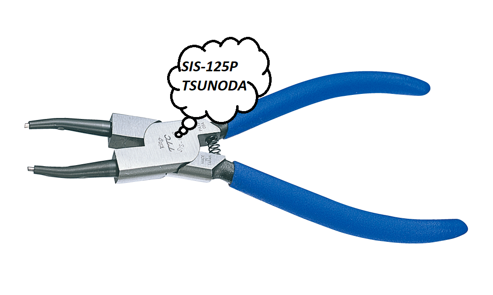Kìm bóp phe mũi thẳng 5 inch sis-125p tsunoda - nhật bản - sis-125p