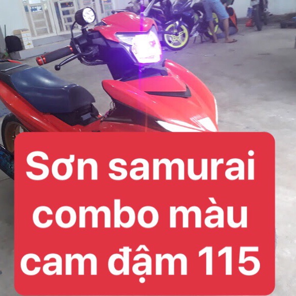 Sơn samurai combo màu cam 115