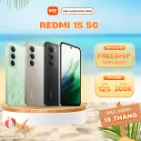 Điện Thoại Thông Minh Xiaomi Redmi 15 5G - Pin 7000 mAh - Quốc Tế Bảo Hành 18 Tháng