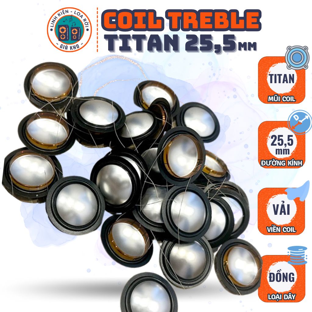 Coil Treble 24,5 &amp; 25,5 - Coil Titan Loa Chép BMW