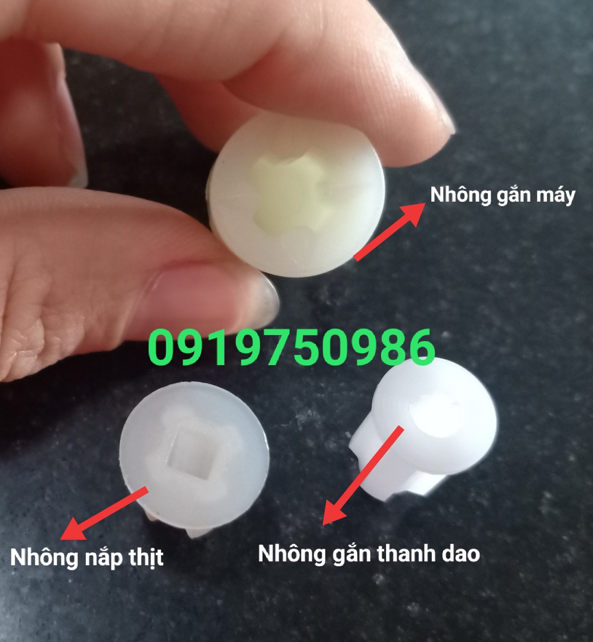 Bộ nhông - Hoa khế máy xay cầm tay Bluestone hàng chính hãng- phụ kiện
