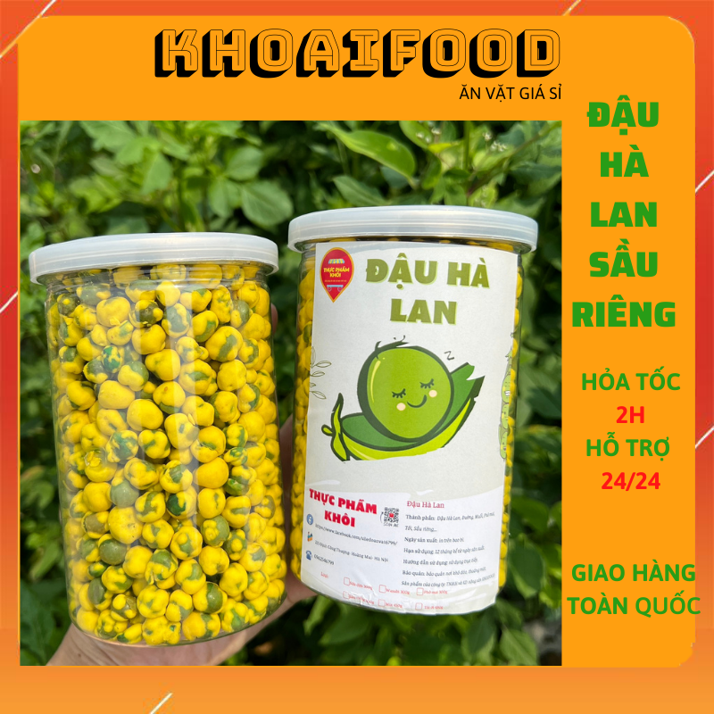 Đậu hà lan tẩm vị sầu riêng