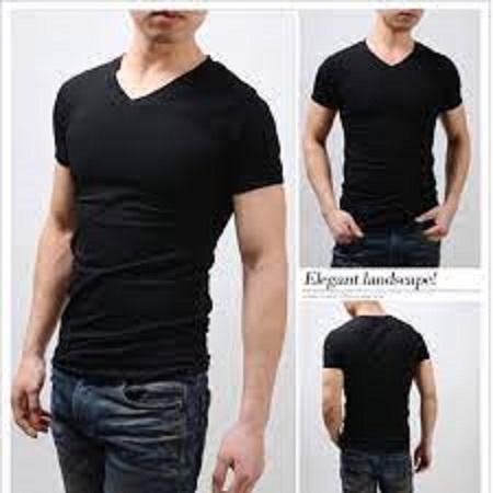 Áo thun nam trơn cổ tim chất cotton siêu mát hàng bao kiễm đẹp chuẩn