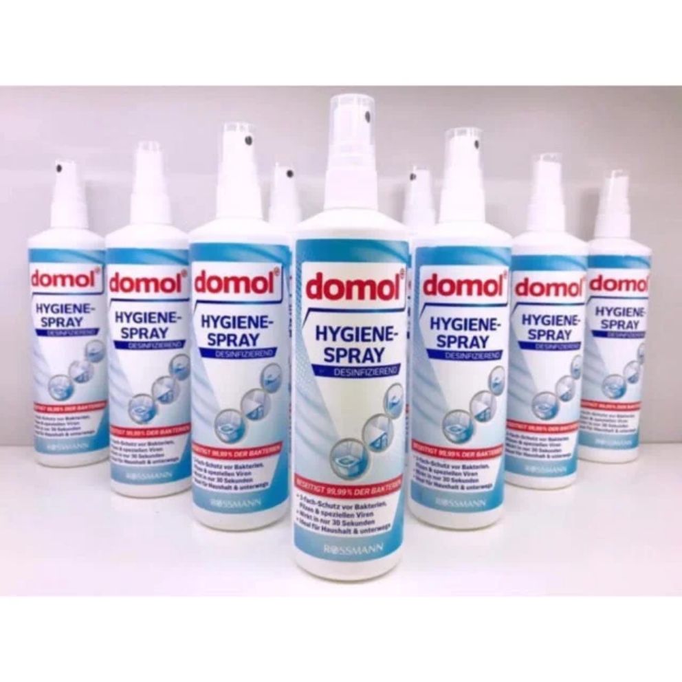 Xịt diệt khuẩn domol đức 250ml