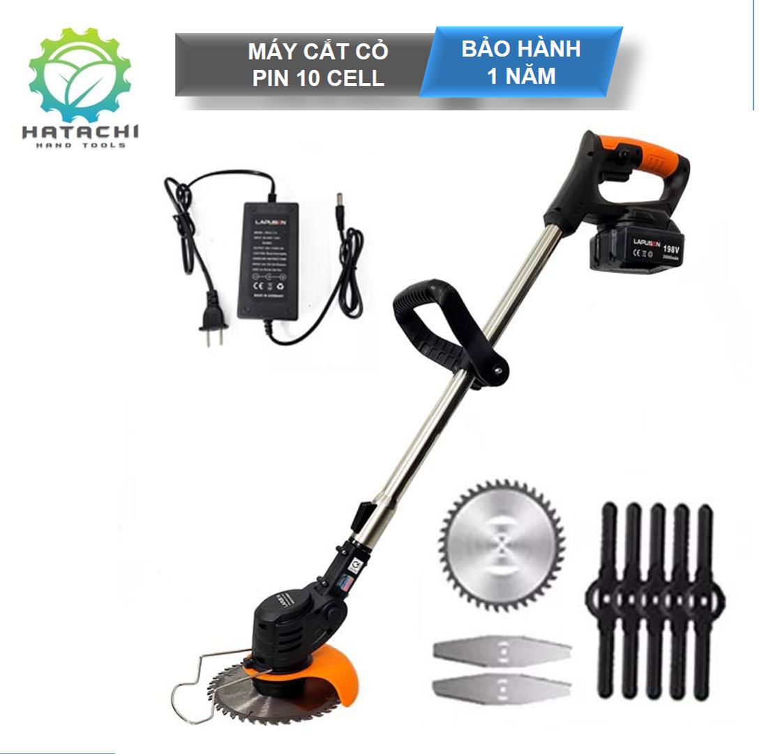 Máy cắt cỏ pin | máy cắt cỏ cầm tay 2500w | pin 10 cell 2000 mah |