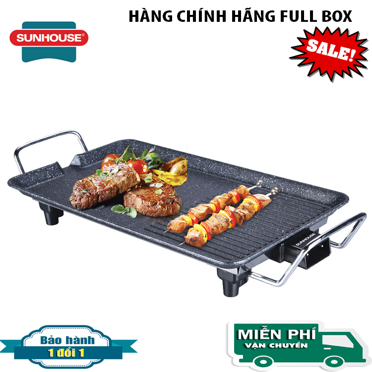 BẾP NƯỚNG ĐIỆN SUNHOUSE SHD4607 (1500W) – HÀNG CHÍNH HÃNG BẢO HÀNH 12 THÁNG
