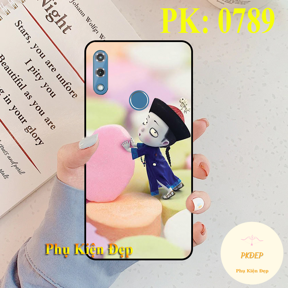 Ốp lưng Vsmart Star 4 dẻo đen in hình tiểu cương thi siêu cute