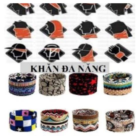 Combo 10 khăn đa năng - chuyen du lịch phượt