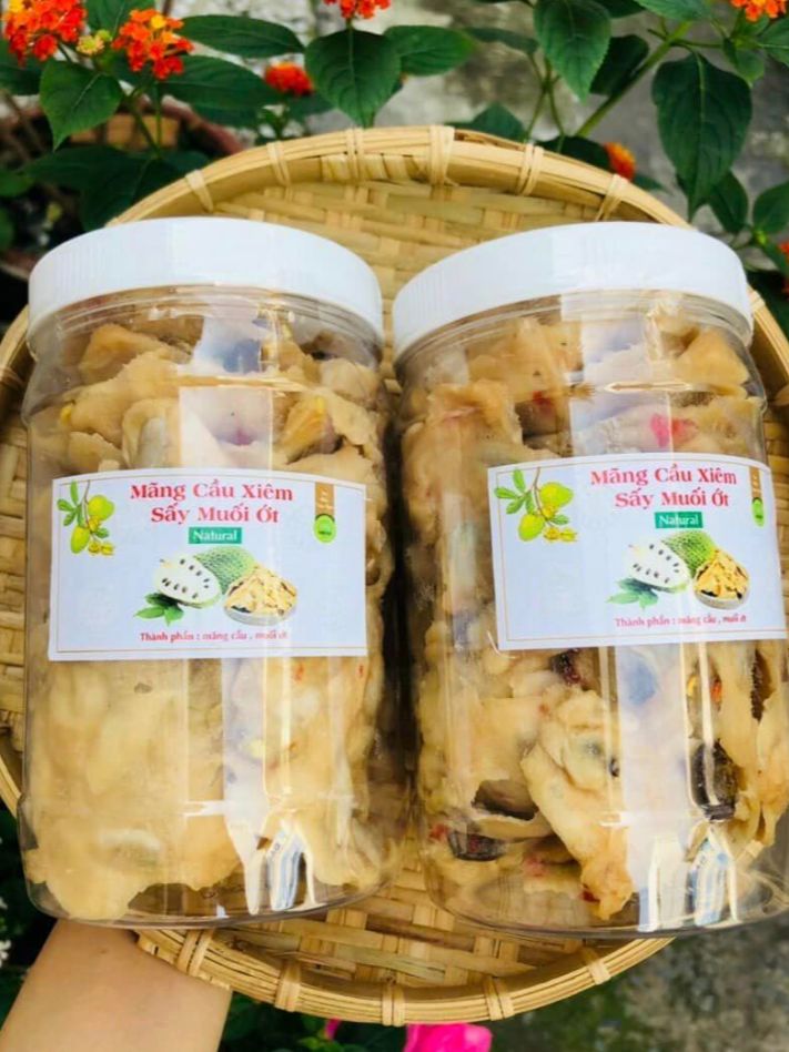 Mãng cầu xiêm sấy muối ớt 300gr