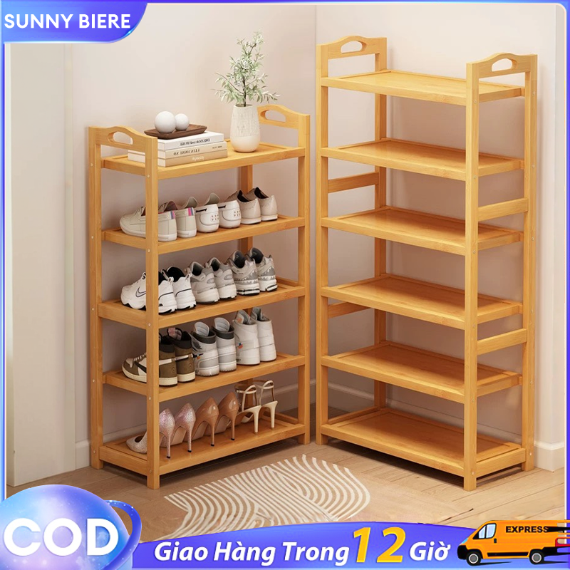 SUNNY BIERE Giá để giày dung tích lớn Kệ giày phẳng đơn giản kệ để giày dép có cấu trúc nhiều tầng