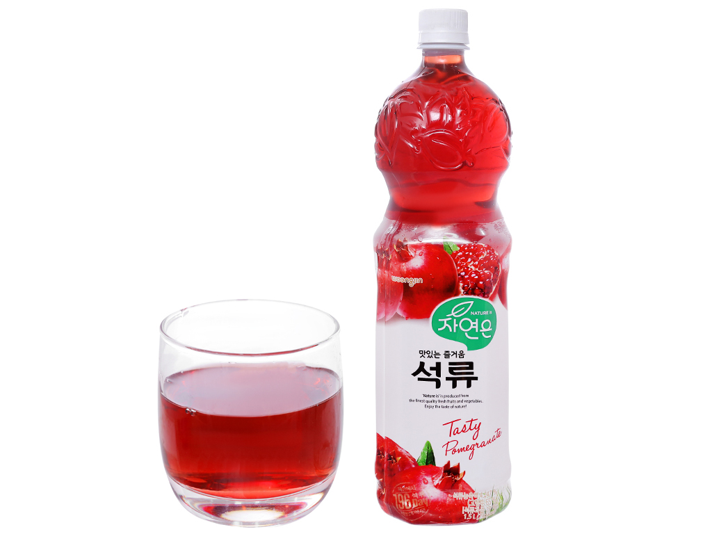 NƯỚC ÉP LỰU WOONGJIN Chai 1.5lít - Hàn Quốc