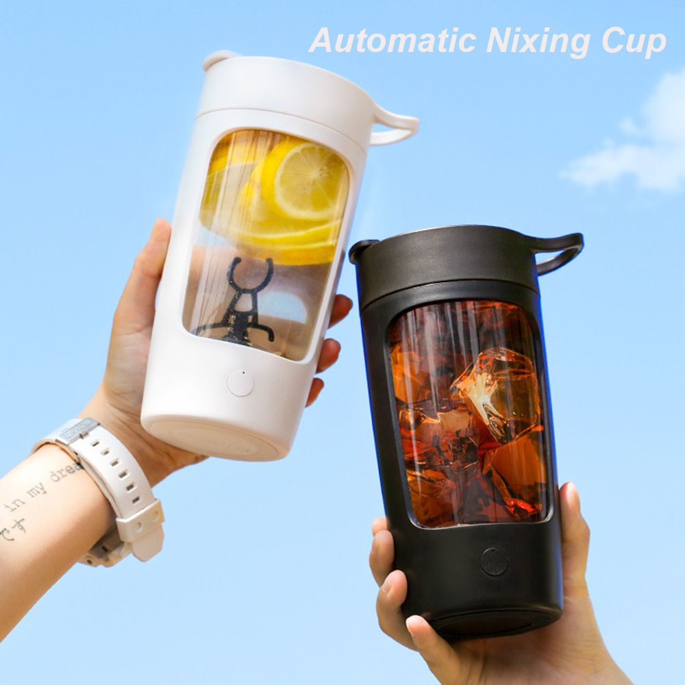 Giảm giá Zhanxeng498 bình lắc protein usb có thể sạc lại chống rò rỉ khuấy tiện dụng cốc cà phê bình lắc protein điện bình lắc điện 650ml cốc trộn - Mua