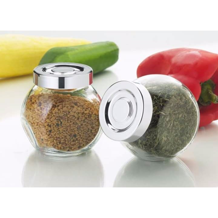 Hũ thủy tinh nghiêng đựng mỹ phẩm, các loại hạt, gia vị 50m, 180ml, 380ml