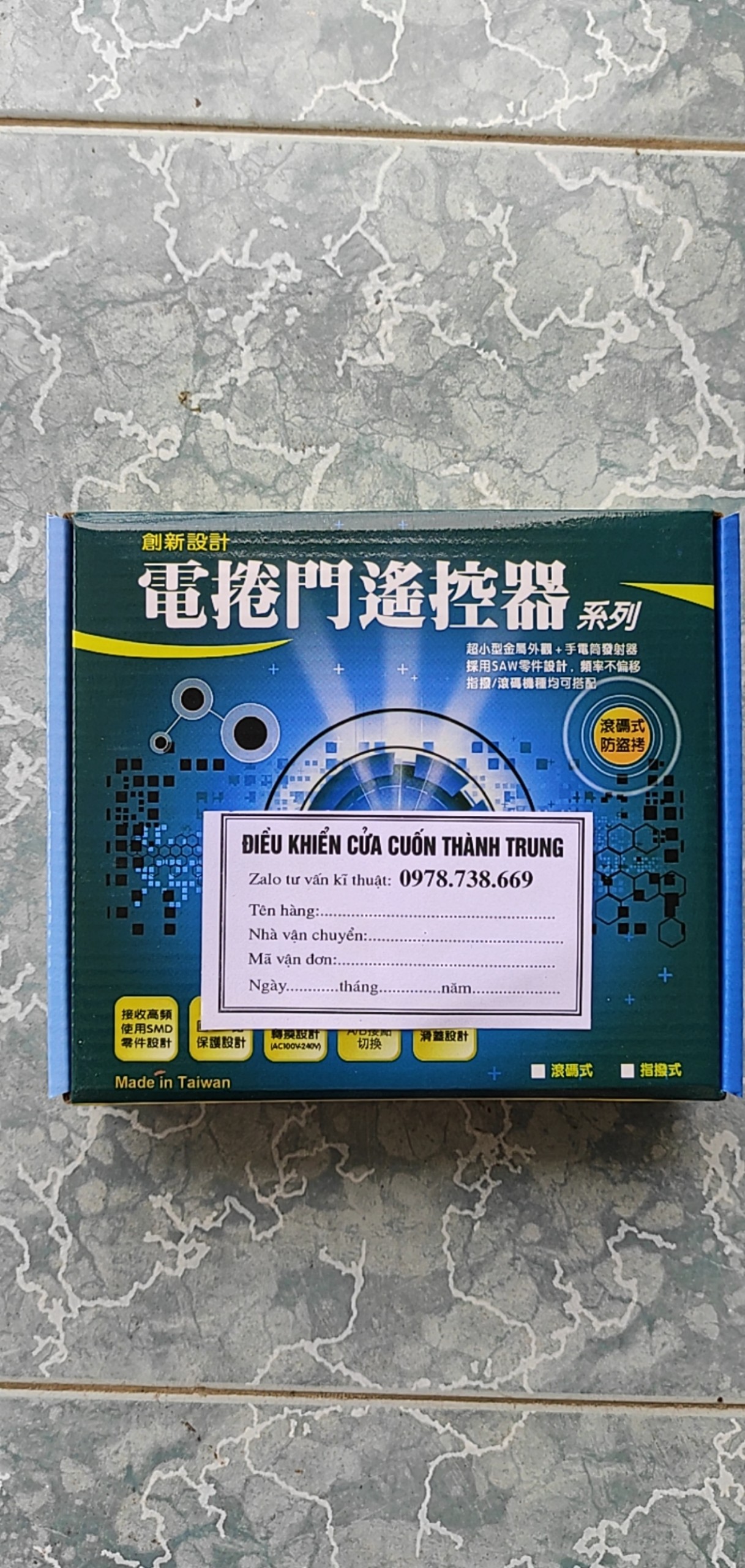 Điều khiển cửa cuốn CH- Made in Taiwan