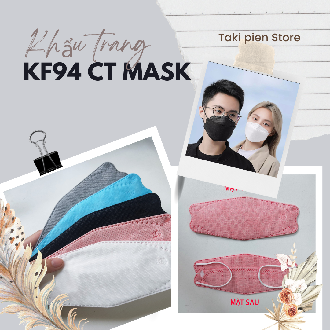 Set 50 chiếc khẩu trang kf94 hàn quốc Cường Thịnh 4 lớp kháng khuẩn chính hãng, chống bụi mịn, đạt tiêu chuẩn iso, sản xuất theo dây chuyền và công nghê Hàn Quốc đảm bảo an toàn