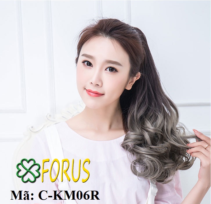 Tóc giả cột ombre, buộc omber phối màu C06 (Hair tied wig ombre, forcing omber color coordination C06), tóc giả nữ