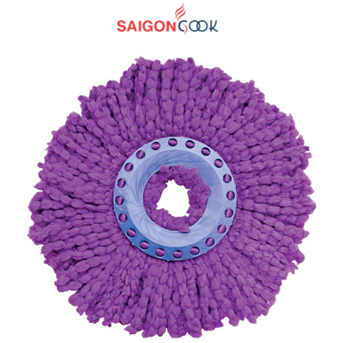 Bông lau nhà thay thế Saigoncook chất liệu sợi Microfiber thấm hút tốt, dùng được cho tất cả cây lau nhà xoay 360 độ