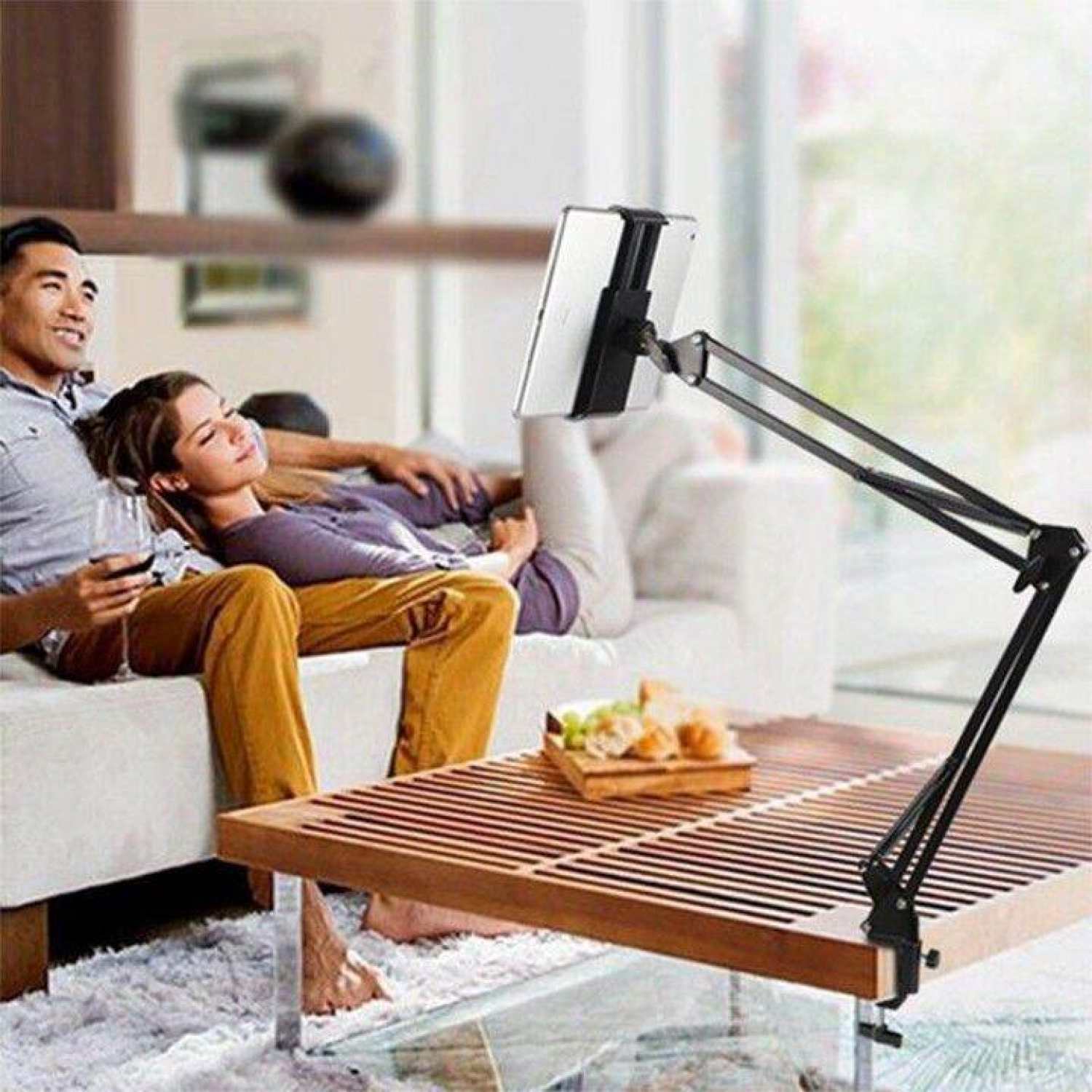 Giá đỡ điện thoại ,ipad kẹp thành giường